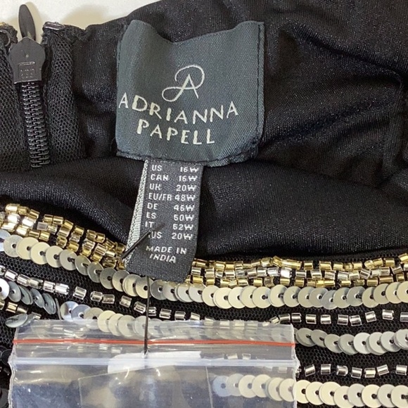 Plus Size Sequined Cutout-Back Dress.           A - Picture 9 of 9